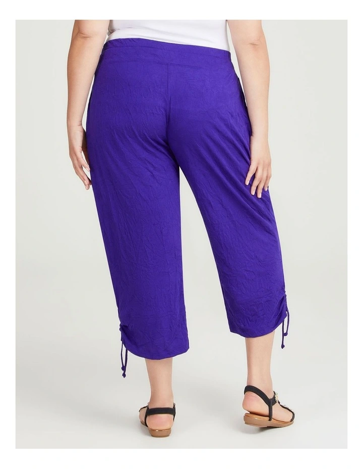 Summer Essential Crop Pant in Passion Purple image 2