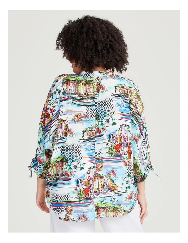 Natural Statement Top in Print image 2