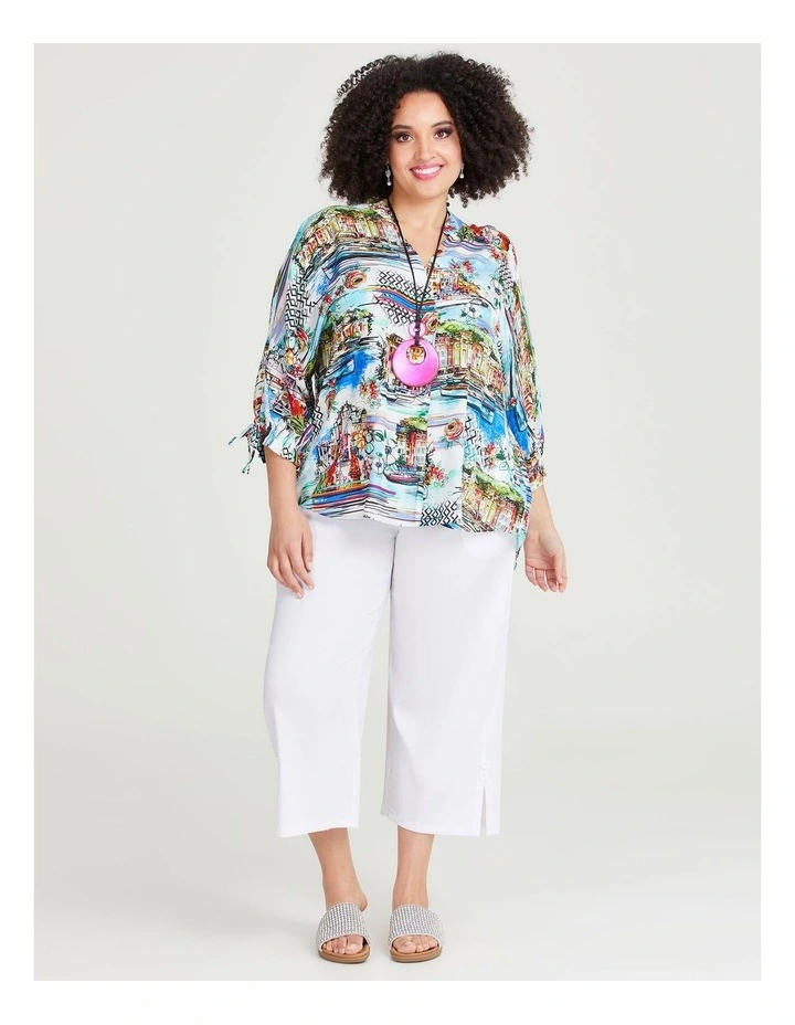 Natural Statement Top in Print image 5