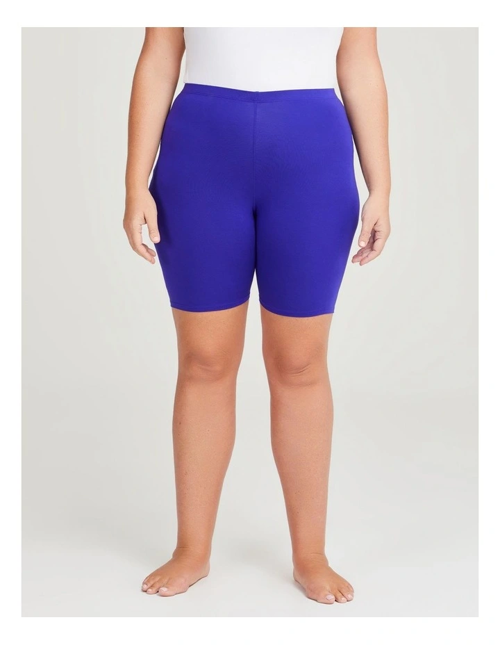Bamboo Anti Chafe Crop Short in Passion Purple image 1