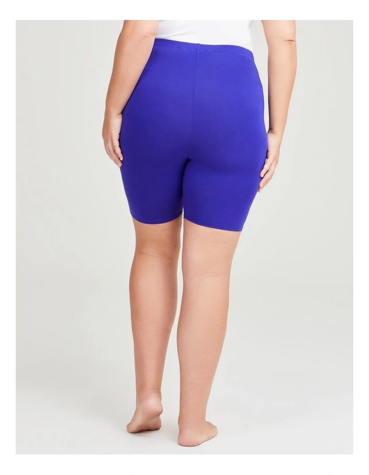 Bamboo Anti Chafe Crop Short in Passion Purple image 2