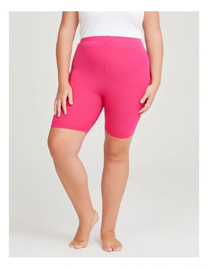Bamboo Anti Chafe Crop Short in Candy Pink image 1