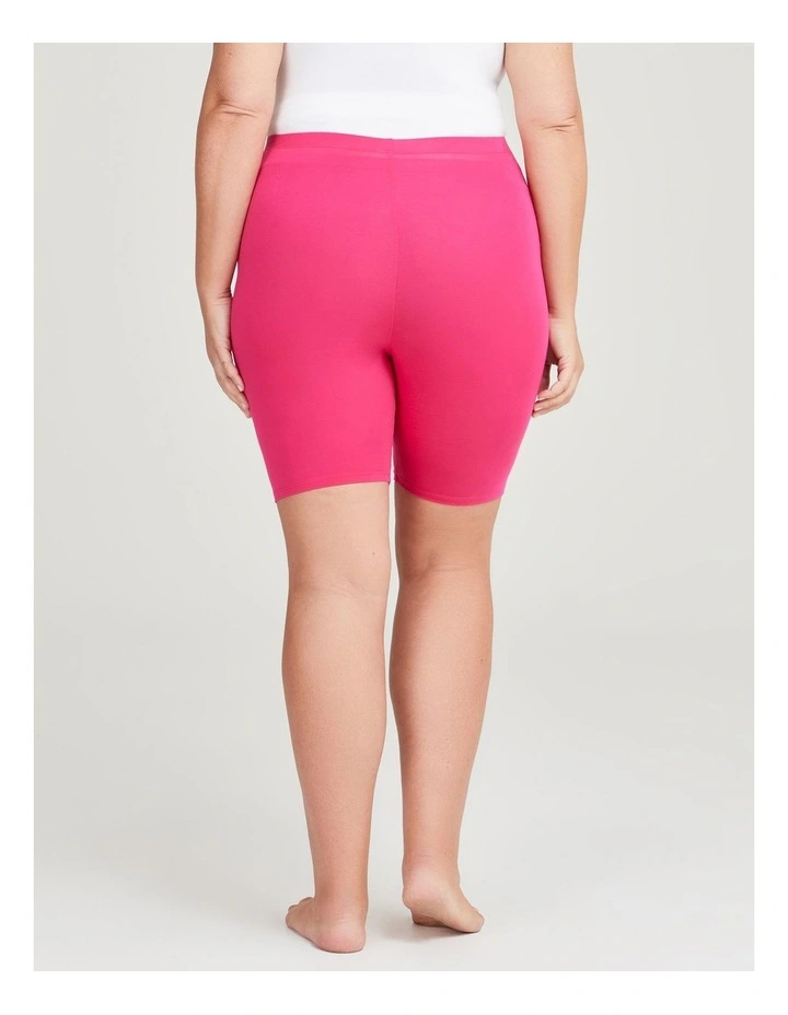 Bamboo Anti Chafe Crop Short in Candy Pink image 2