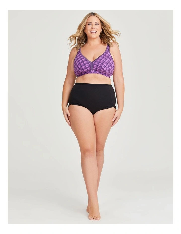 Eco Cotton Check Briefs 2 Pack in Check image 7