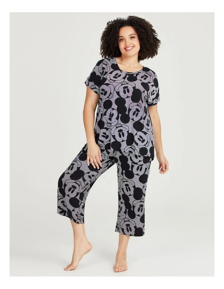 Mickey Mouse Pyjama Top in Print image 4