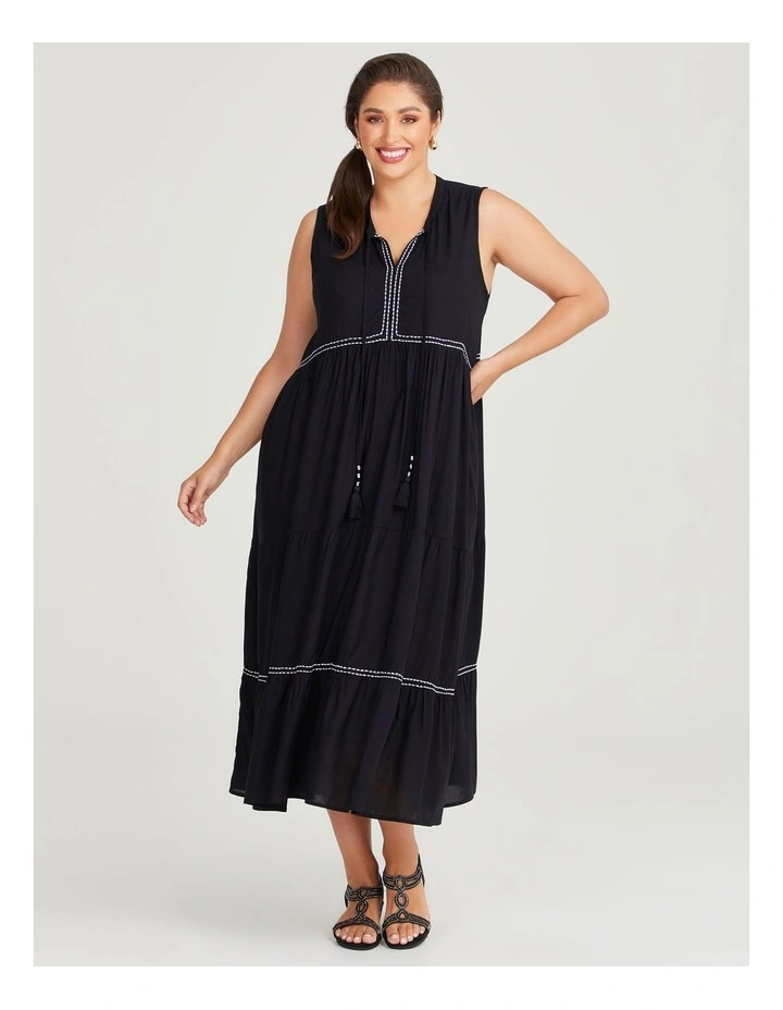 Natural Empress Dress in Black image 1