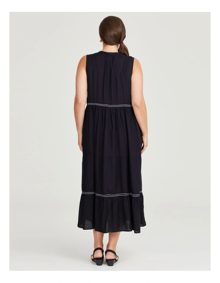 Natural Empress Dress in Black image 2