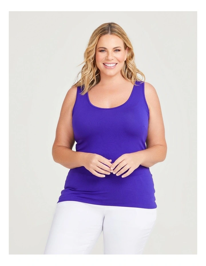 Bamboo Base Cami in Passion Purple image 3