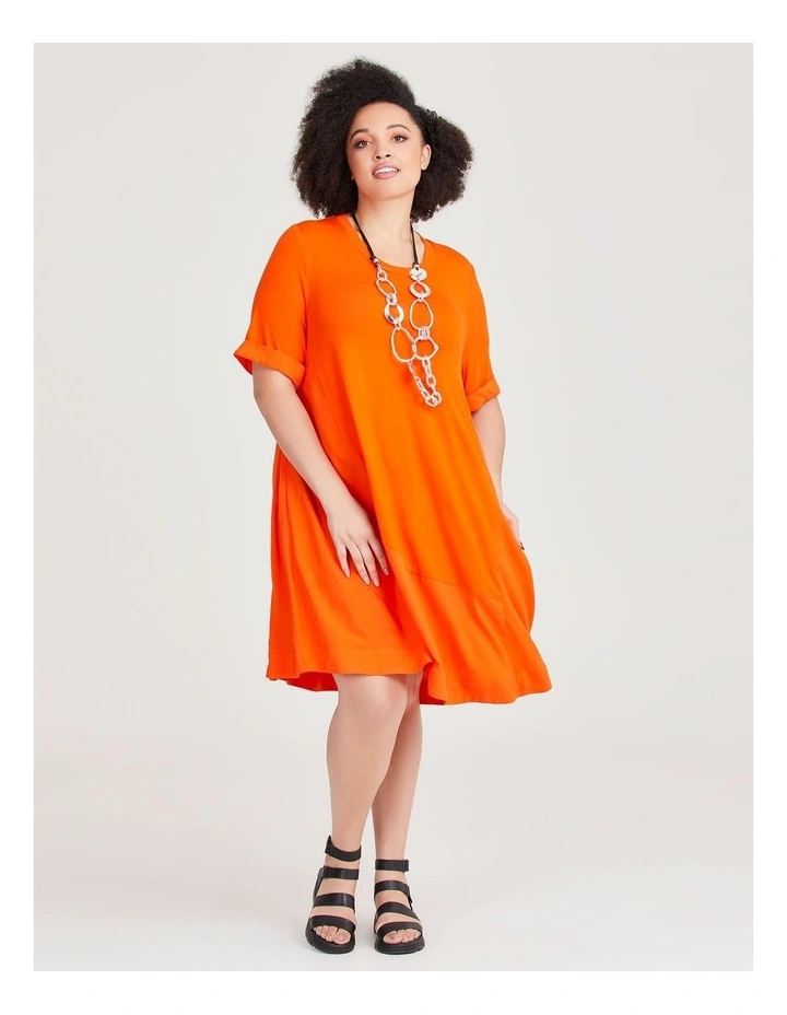 Natural Summer Days Tunic in Tangelo image 1