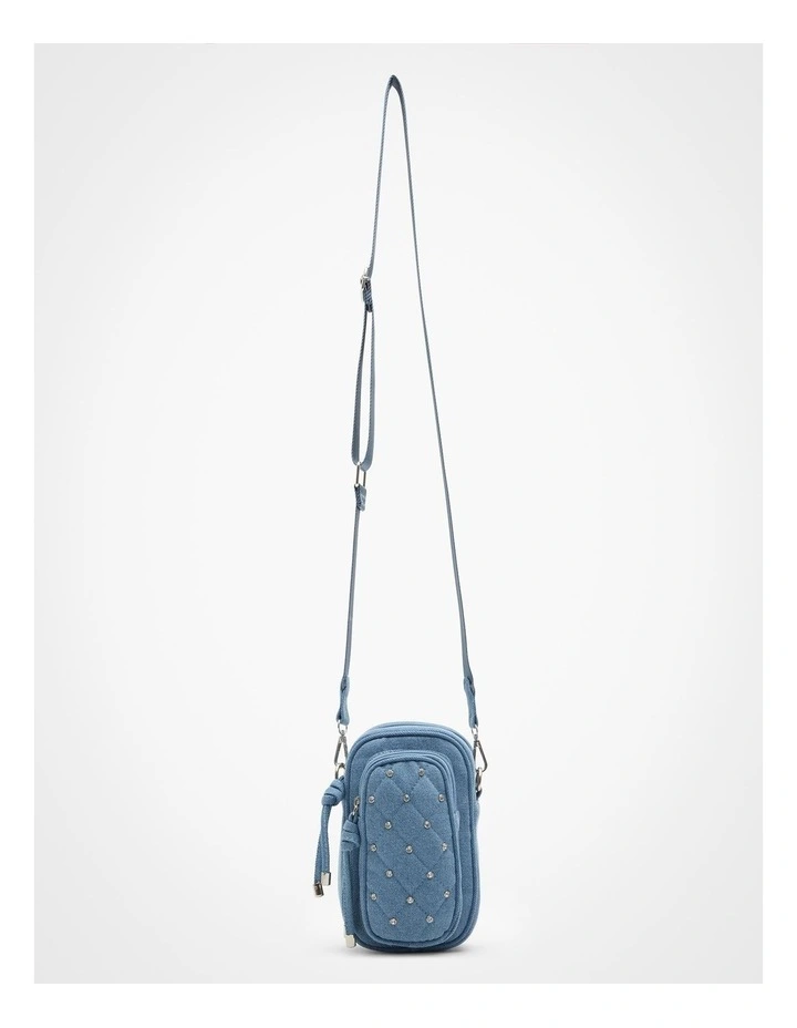 Denim Crossbody Bag in Denim image 1