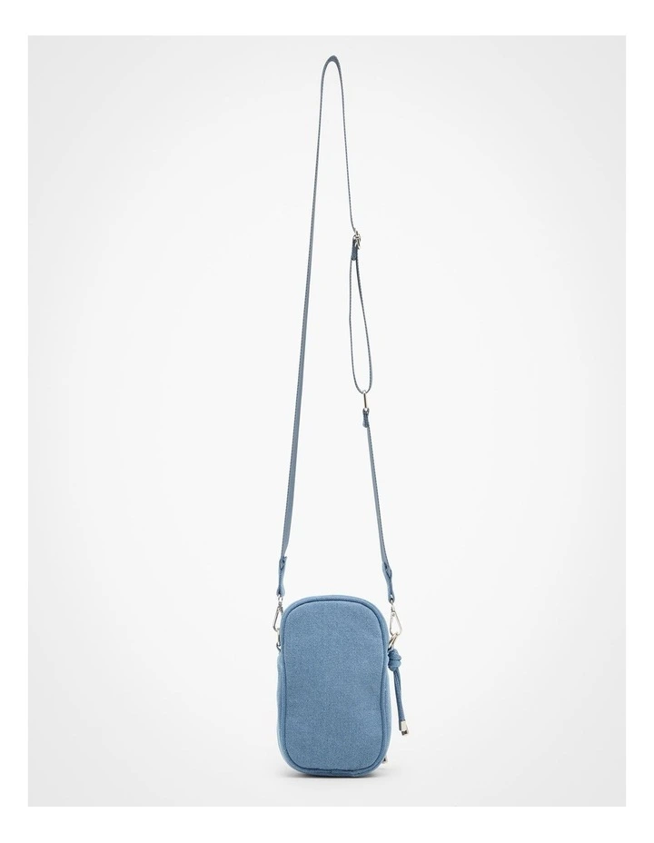 Denim Crossbody Bag in Denim image 2