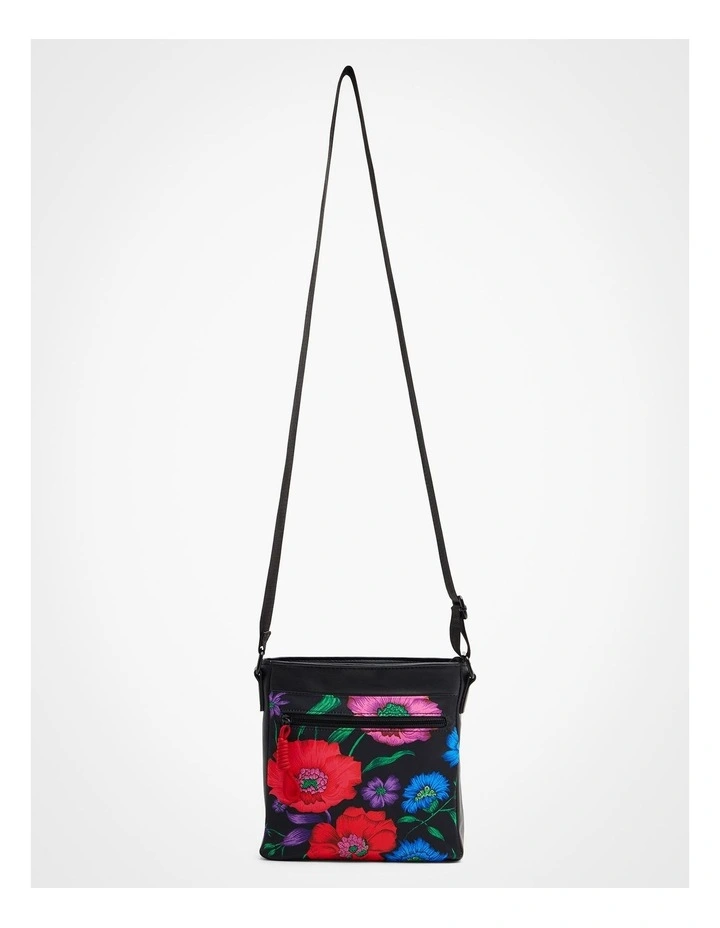 Floral Crossbody Bag in Multi image 3