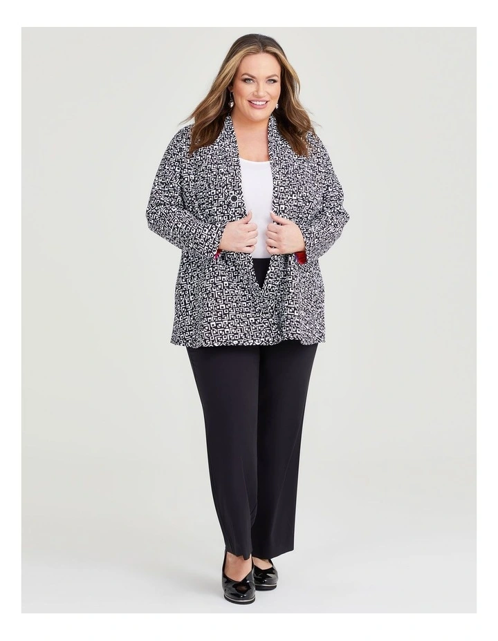 Reversible Quilt Natural Jacket in Print image 4