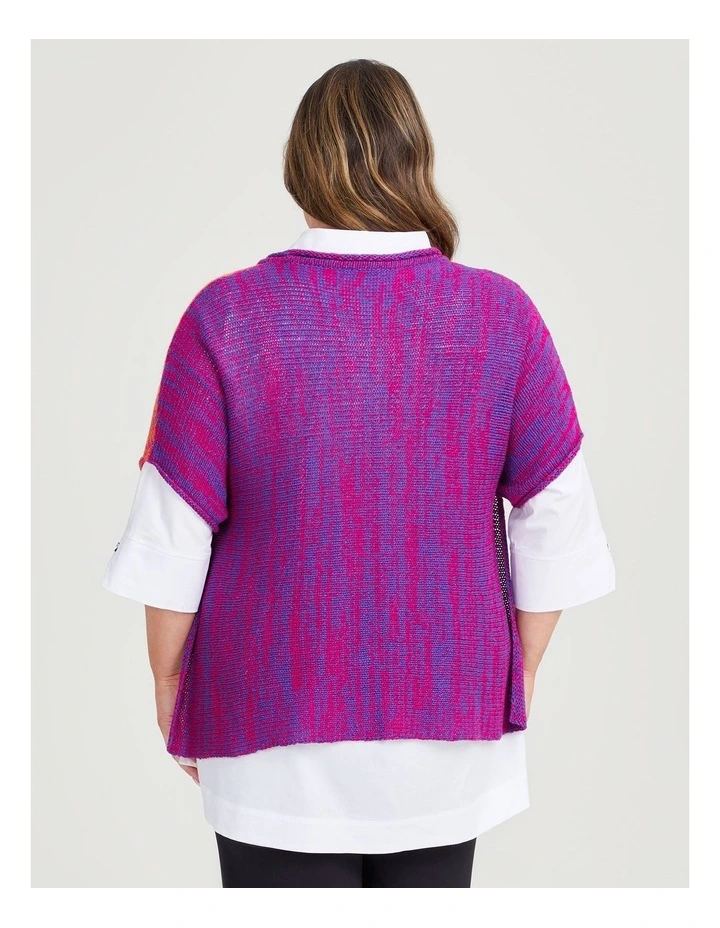 Colour Block Jumper in Multi image 2