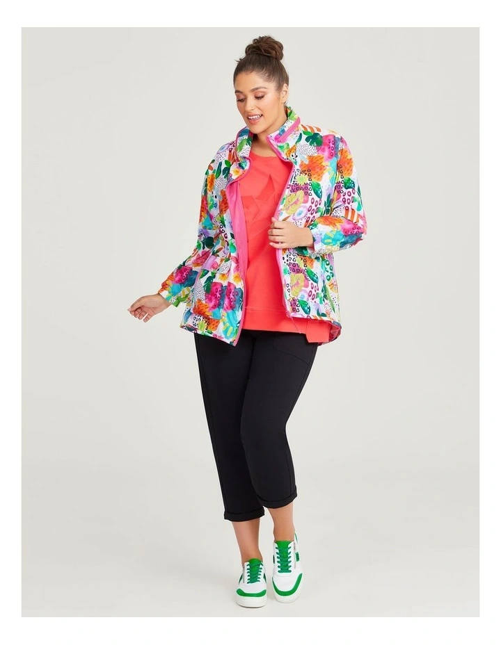 Cotton Superstar Sweatshirt in Watermelon image 5