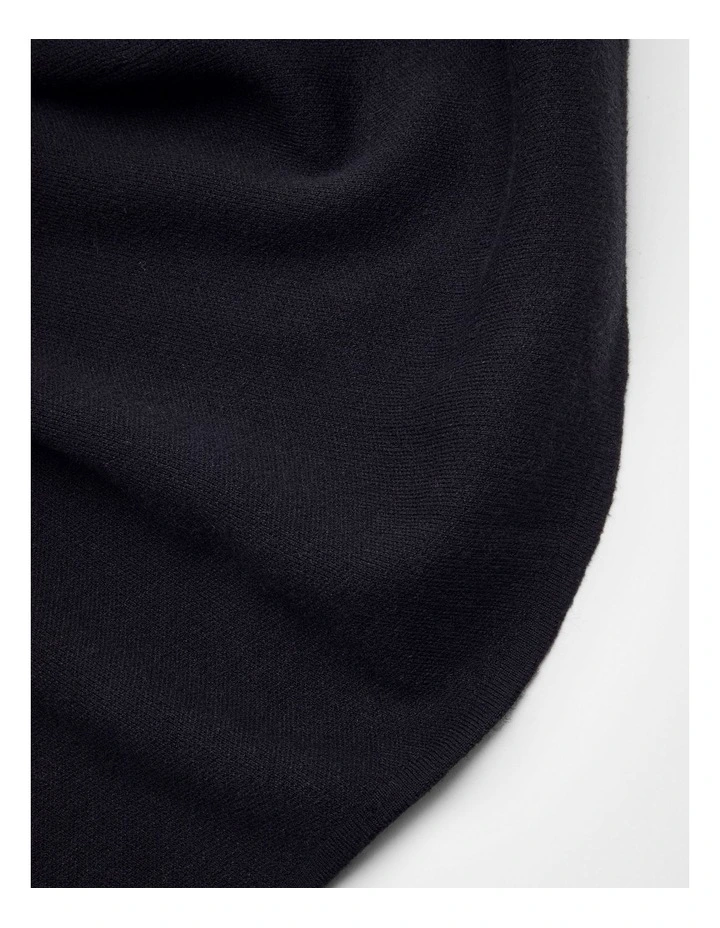 Winter By Your Side Cape in Black image 3