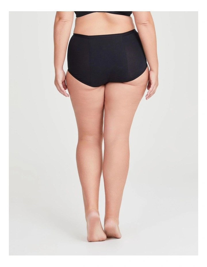 Period Night Heavy Undies in Black image 2