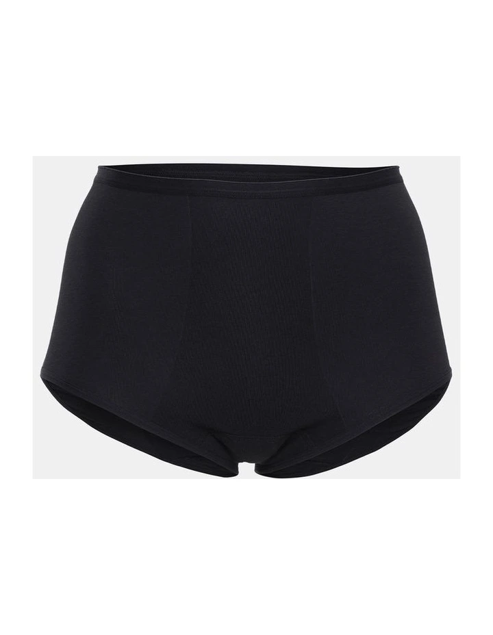 Period Night Heavy Undies in Black image 4