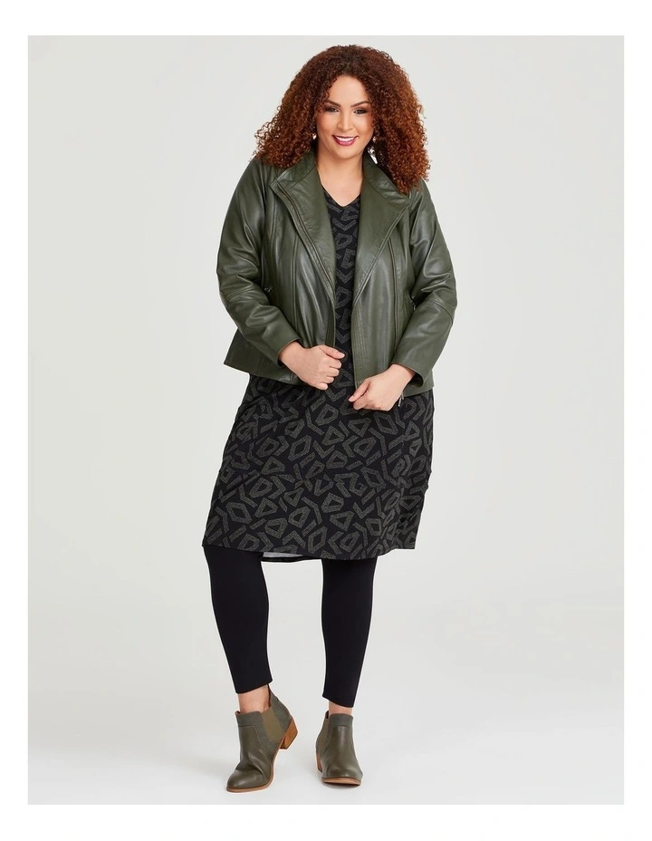 Natural Kaissy Dress in Print image 5