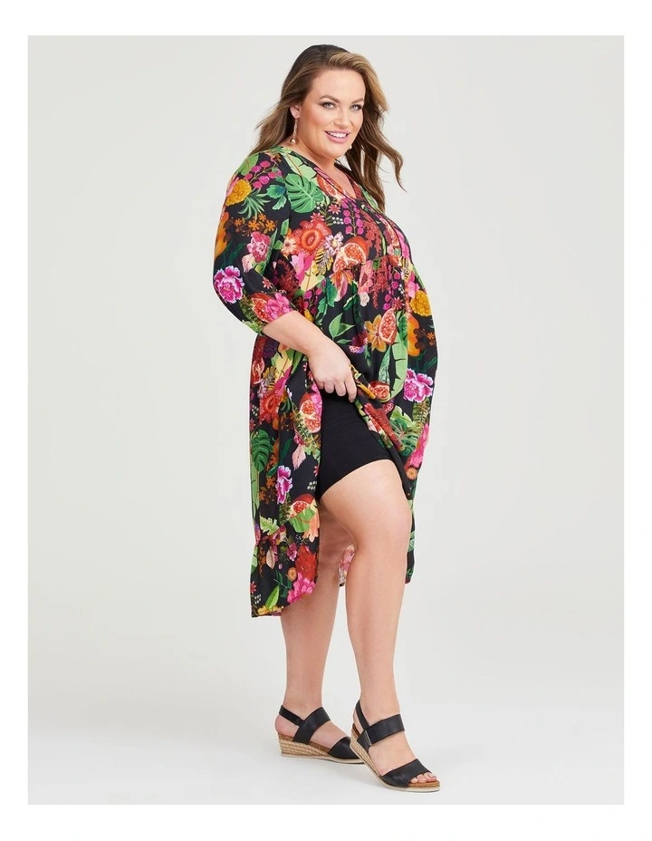 Natural Dark Nature Dress in Print image 6