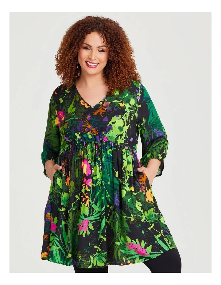 Natural Fresia Tunic in Print image 1