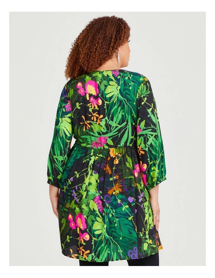 Natural Fresia Tunic in Print image 2