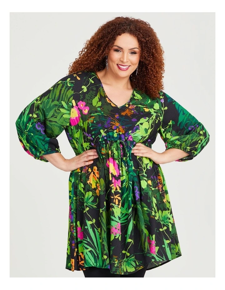 Natural Fresia Tunic in Print image 3