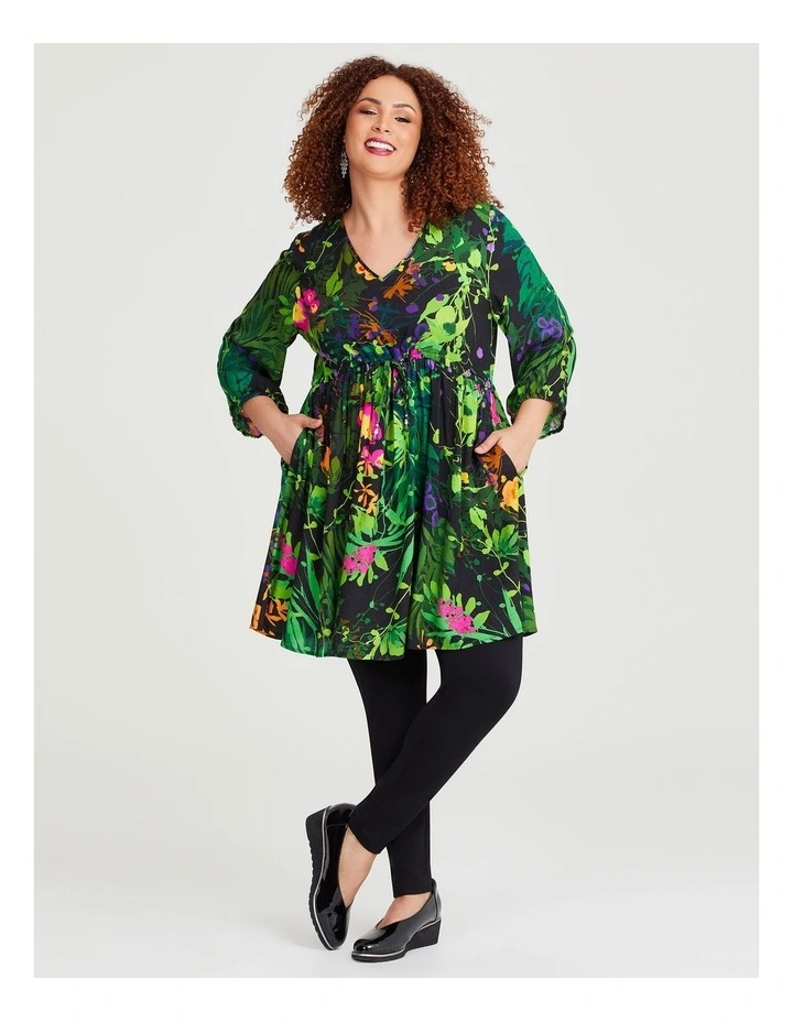 Natural Fresia Tunic in Print image 4
