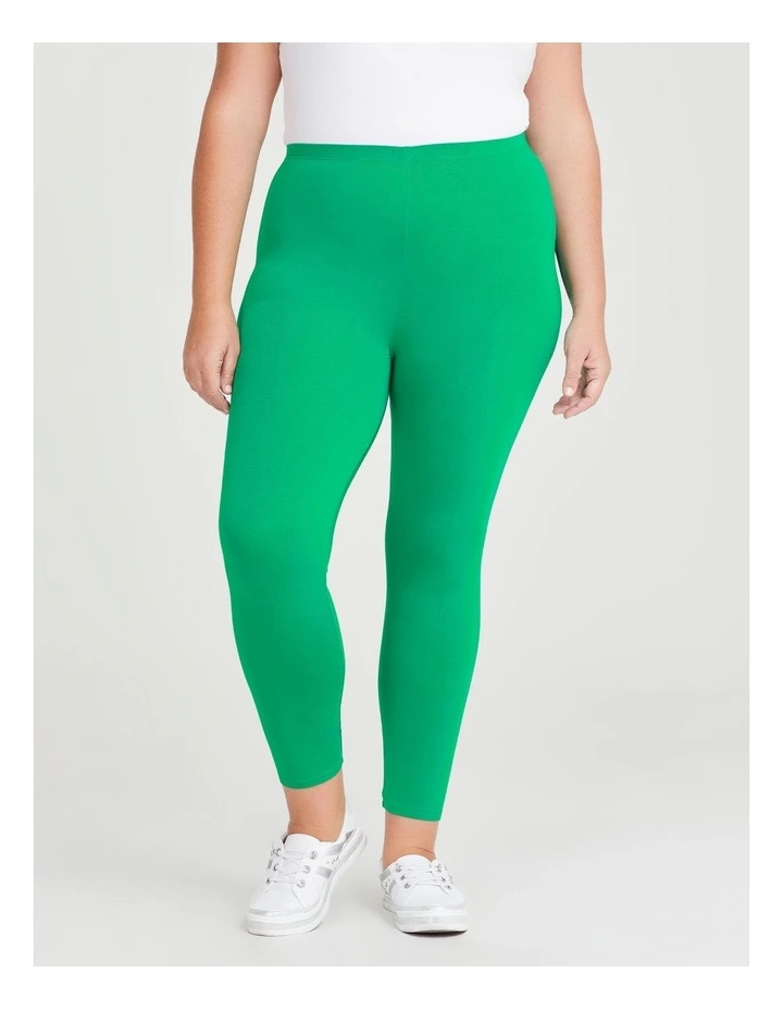 Bamboo Breezy 7/8 Legging in Evergreen image 1
