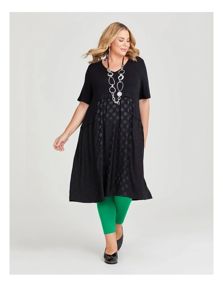 Bamboo Breezy 7/8 Legging in Evergreen image 3