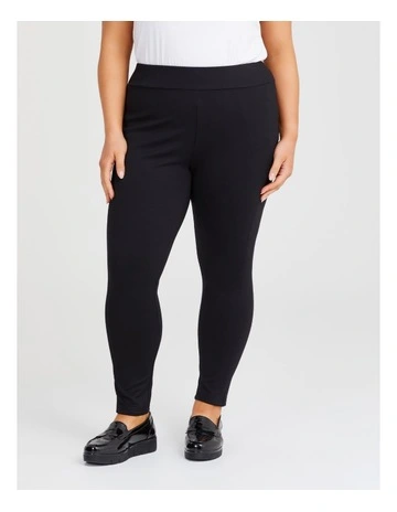 Petite Ponte Fundamental Pant in Black