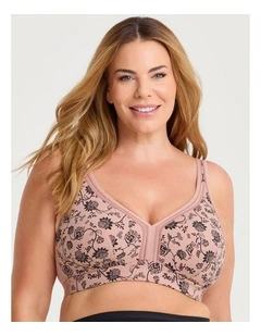 Wirefree Cooling Lounge Bra in Floral Paisley