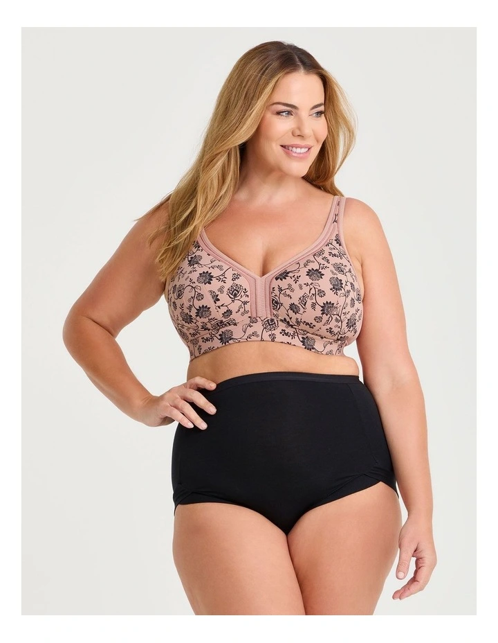 Wirefree Cooling Lounge Bra in Floral Paisley image 3