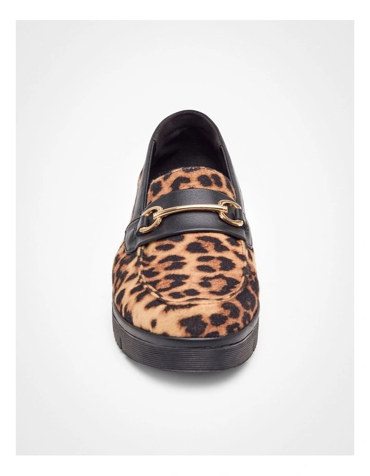 Wedge Loafer in Leopard image 4