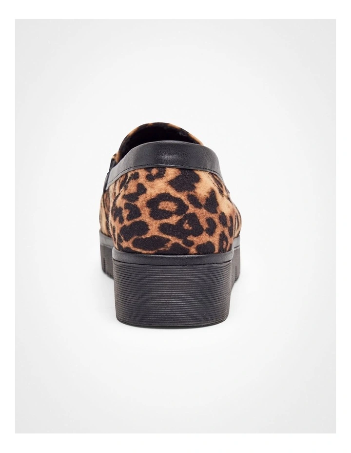 Wedge Loafer in Leopard image 5