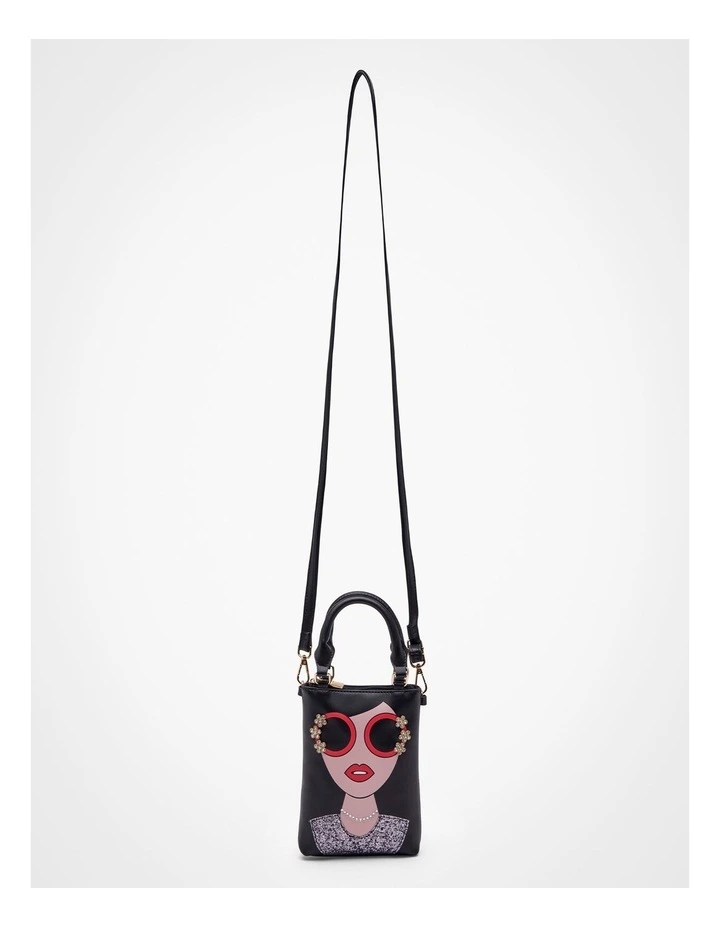 Glamour Cross Body Bag in Black image 1