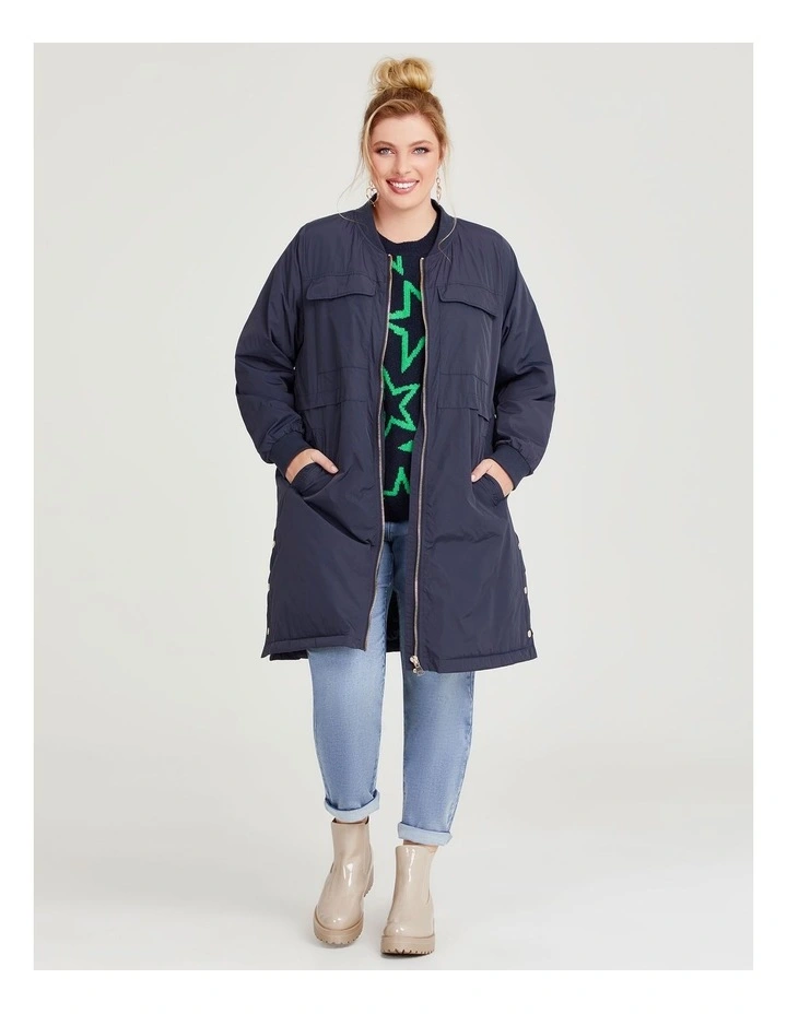 Bright Stars Knit Jumper in Navy image 4