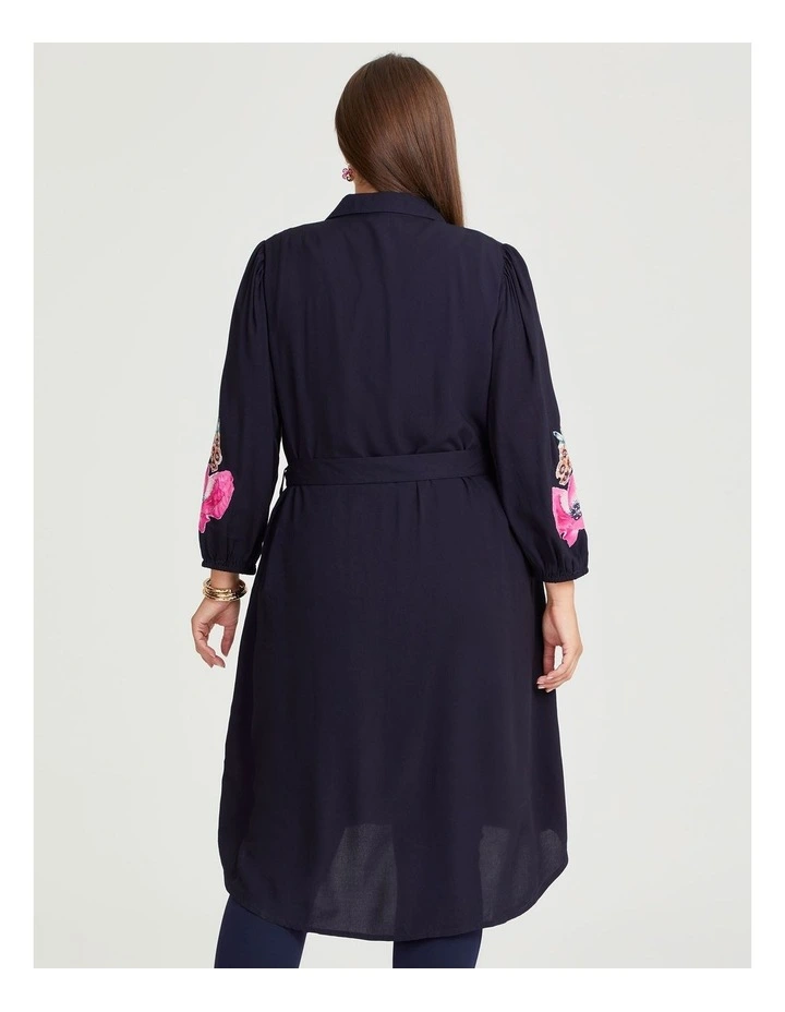 Natural Bouquet Patchwork Shirt in Print image 2