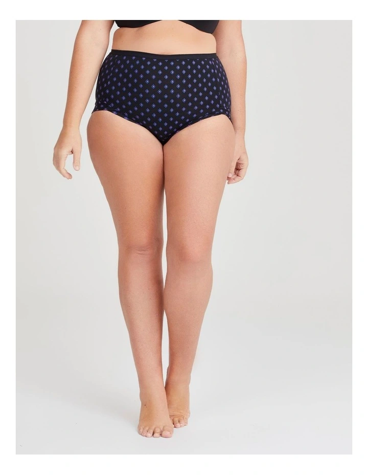 Bamboo Spot Briefs 2 Pack in Geo Print image 2