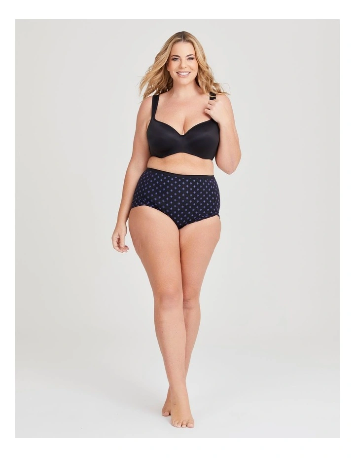 Bamboo Spot Briefs 2 Pack in Geo Print image 4