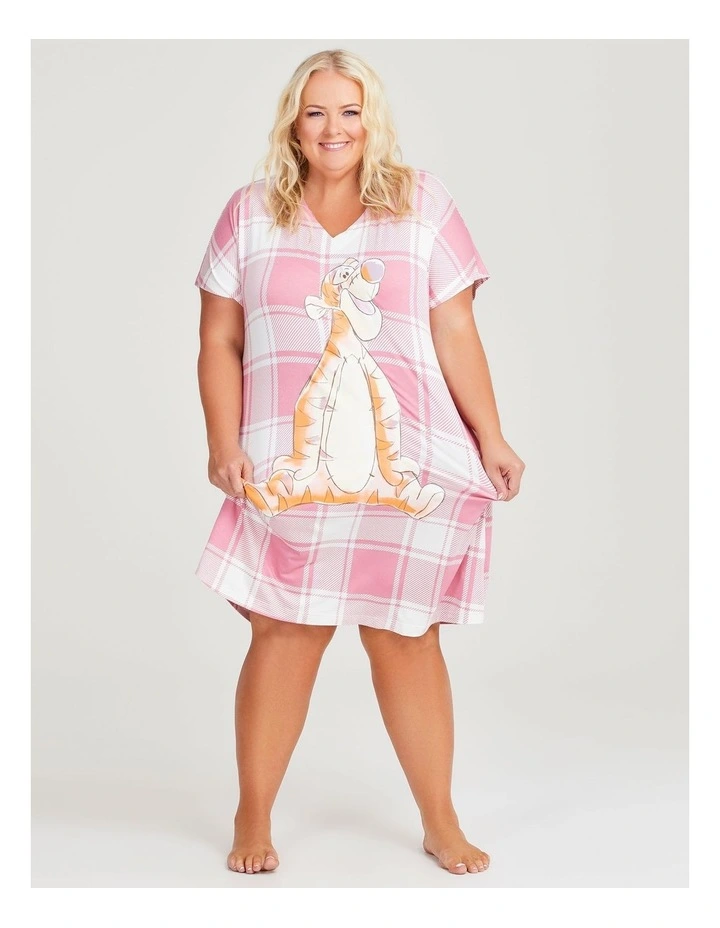 Tigger Check Nightie in Print image 1