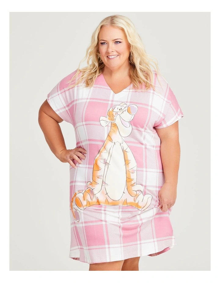 Tigger Check Nightie in Print image 3
