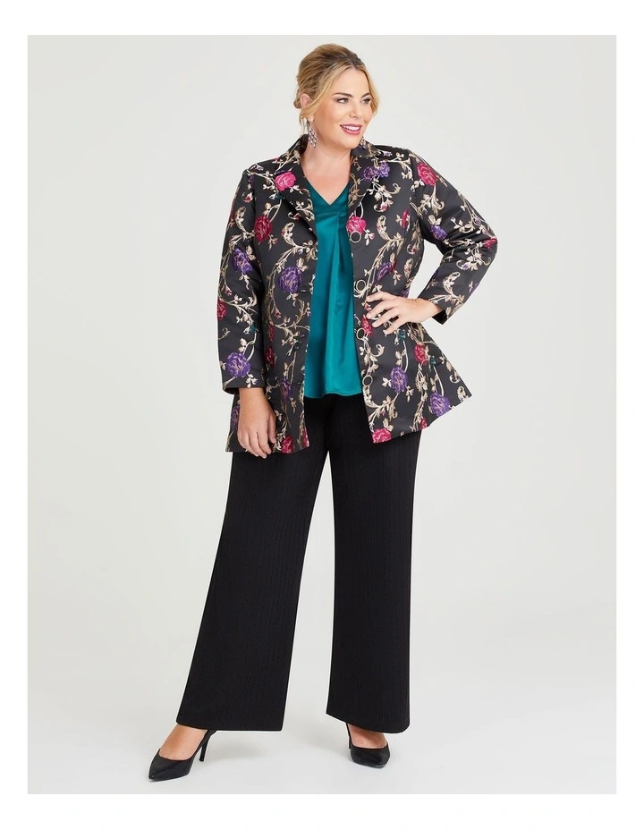 Jacquard Event Jacket in Floral image 4