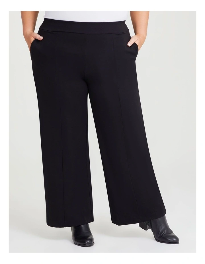 Bamboo Ponte Amira Pant in Black image 1