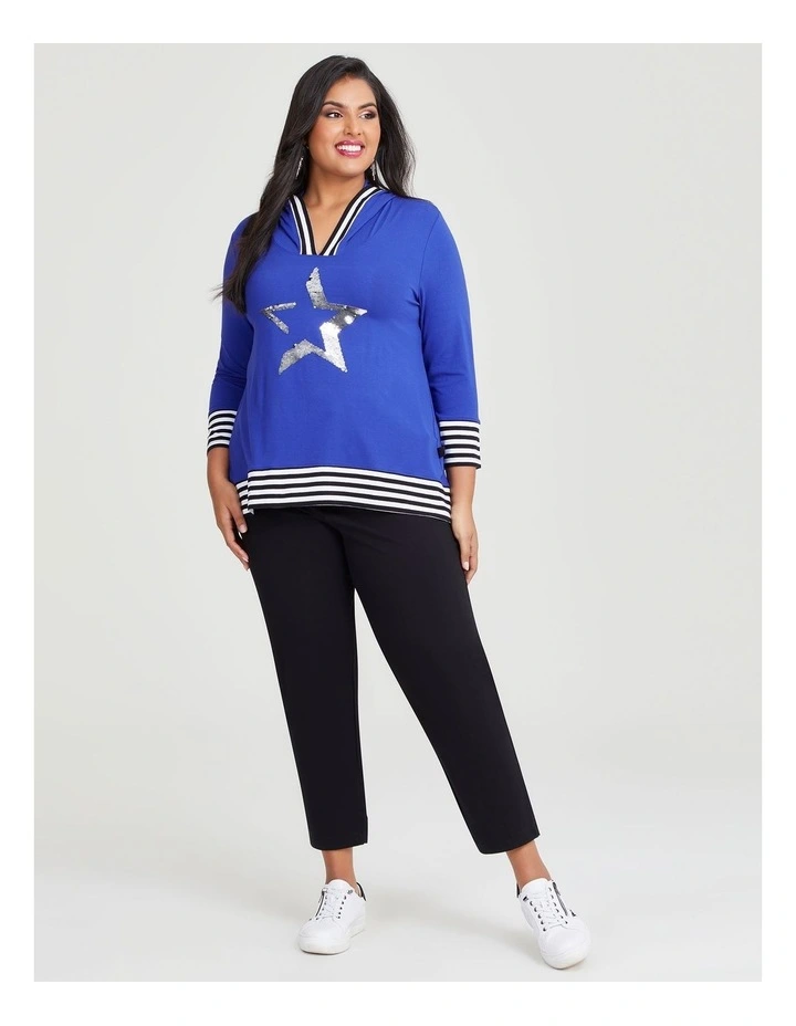 Obsession Top in Electric Blue image 2