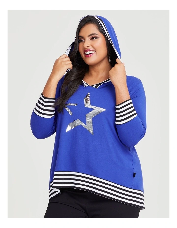 Obsession Top in Electric Blue image 3