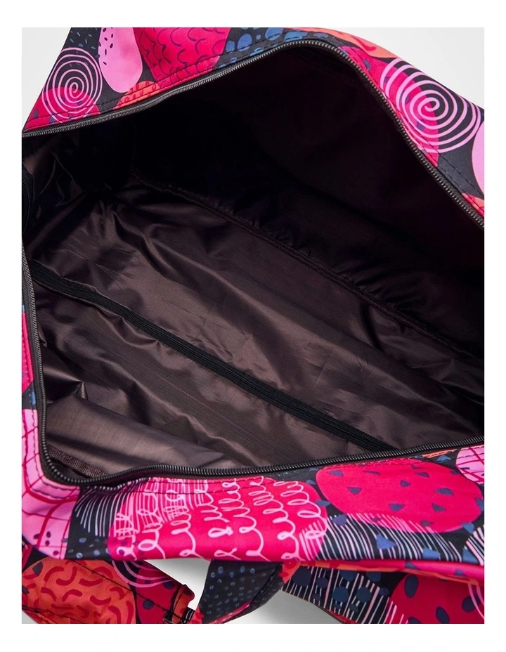 Weekender Bag On Wheels in Spot Print image 4