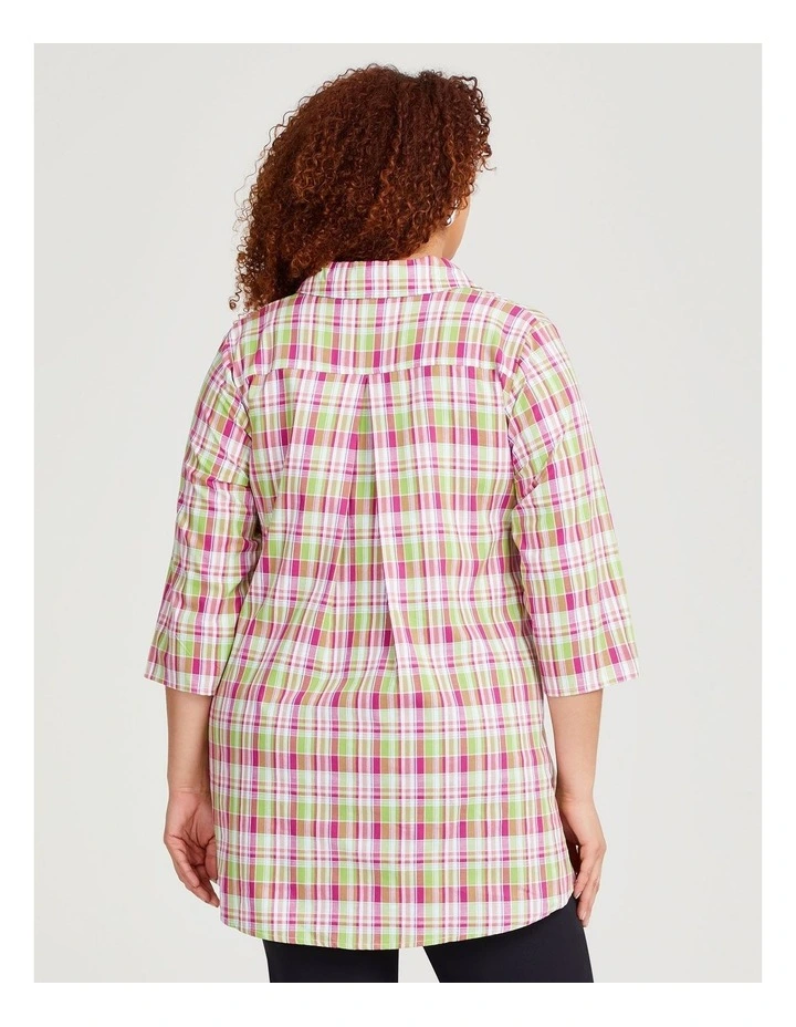 Cotton Shirt in Check image 2