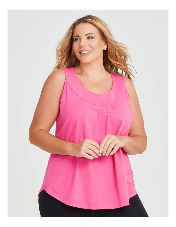 Australian Cotton Element Tank in Pale Azalea image 1