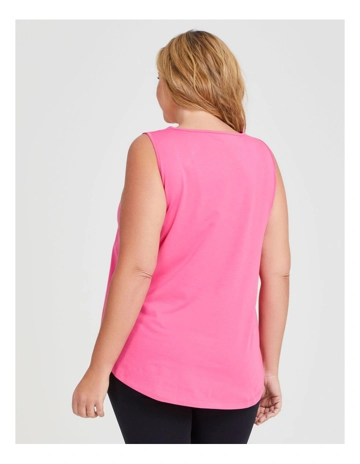Australian Cotton Element Tank in Pale Azalea image 2